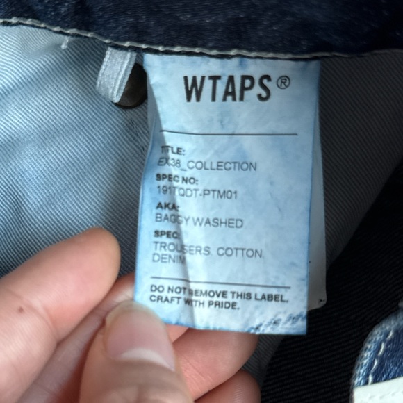 JAPANESE DENIM WTAPS - Picture 5 of 5